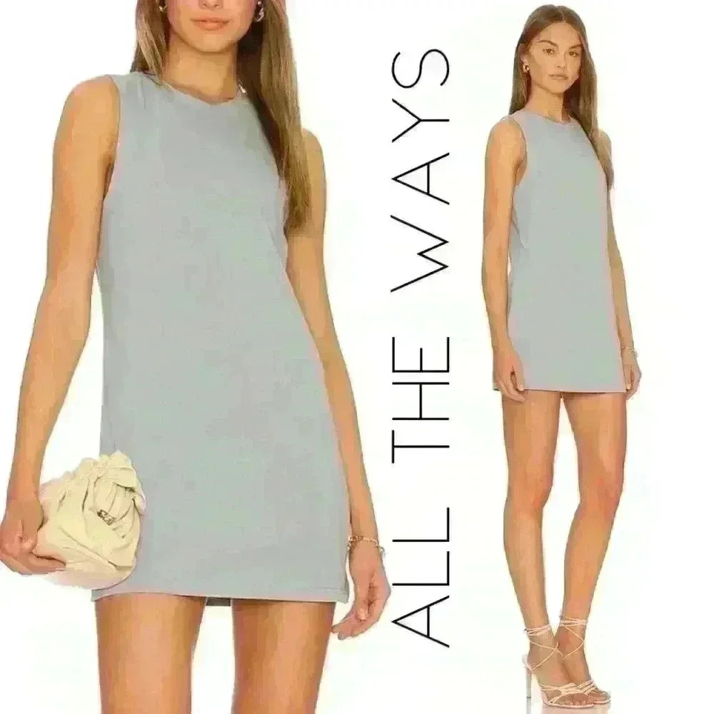 NWT - ALL THE WAYS - Kelly Muscle Tee Jersey Mini Shift Dress